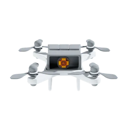 Ai Drone 3 D Icon And Illustration 3D Icon