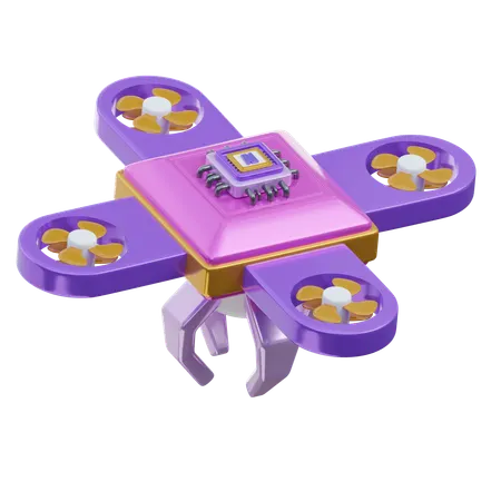 Ai Drone  3D Icon