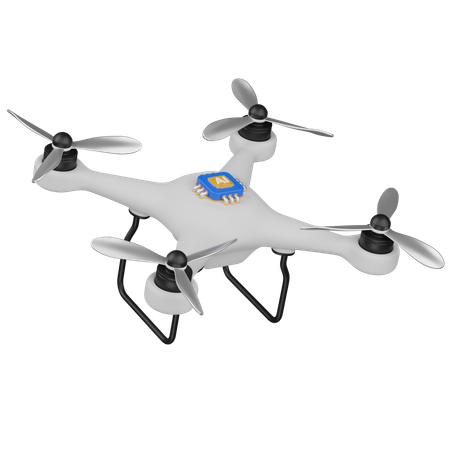 Ai drone  3D Icon