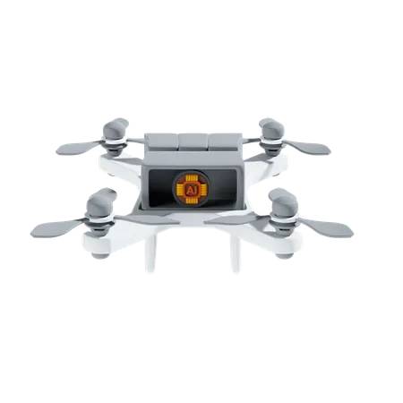 Ai Drone  3D Icon