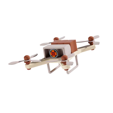 Ai Drone  3D Icon