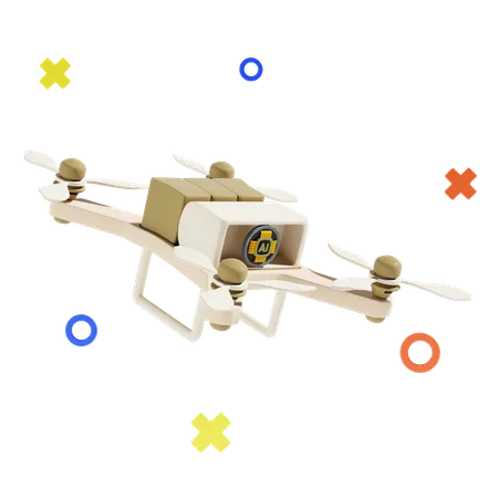 Ai Drone  3D Icon