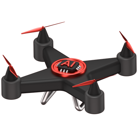 Ai Drone  3D Icon