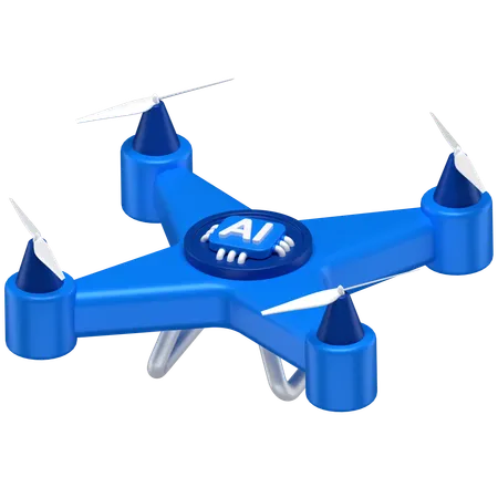 Ai Drone  3D Icon