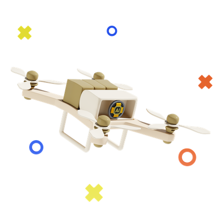 Ai Drone  3D Icon