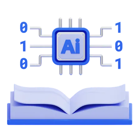 AI 교육  3D Icon