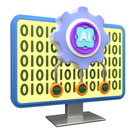 Ai Engine  3D Icon