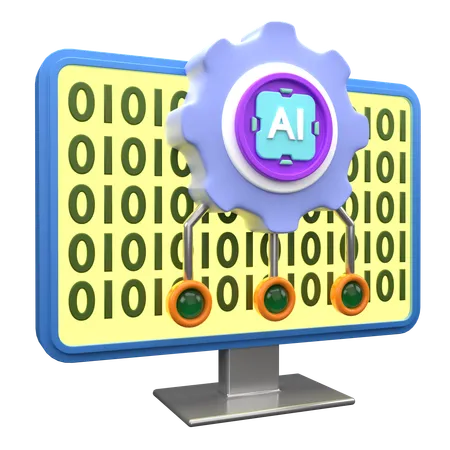 Ai Engine  3D Icon