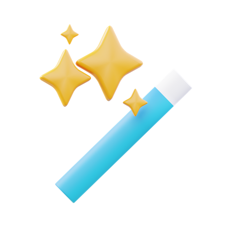 AI Enhance visual  3D Icon