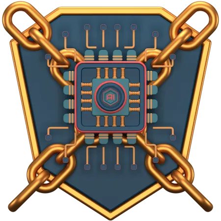 Ai escudo  3D Icon