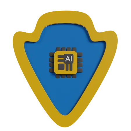 Ai escudo  3D Icon