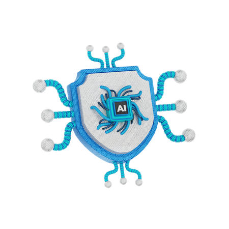 Ai escudo  3D Icon