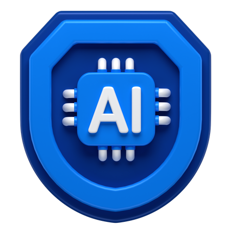 Escudo de ia  3D Icon