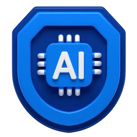 Escudo de ia  3D Icon