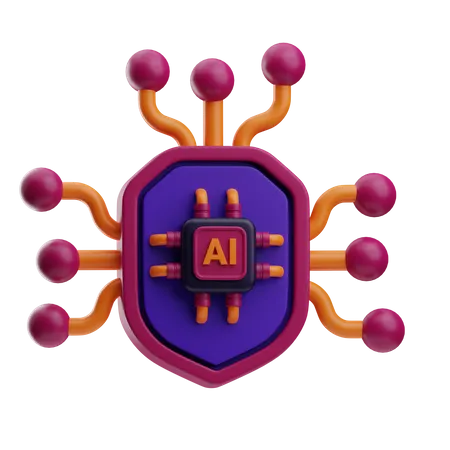 Ai escudo  3D Icon