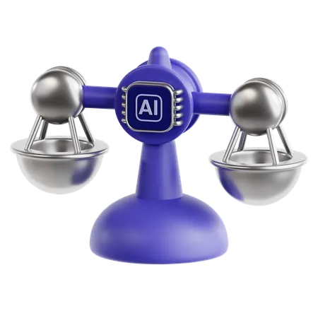 AI 윤리  3D Icon