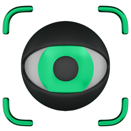 Ai Eye  3D Icon