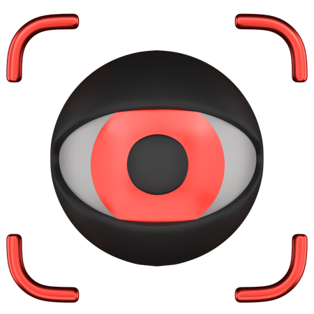 Ai Eye  3D Icon