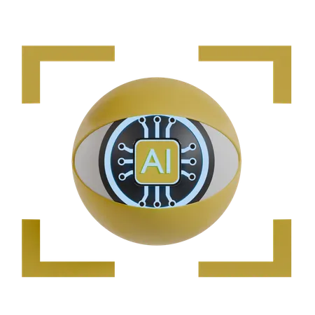 Ai oeil  3D Icon