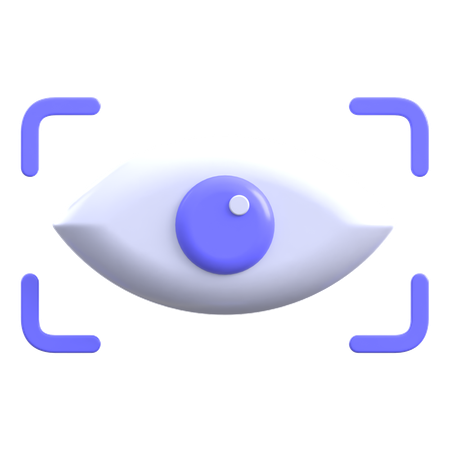 Escaneamento ocular por IA  3D Icon