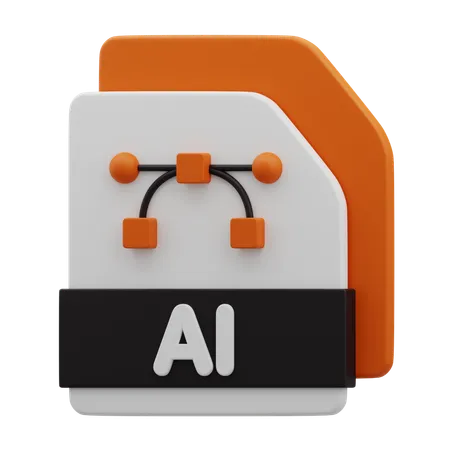AI File  3D Icon