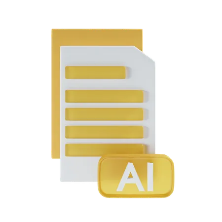 AI file  3D Icon