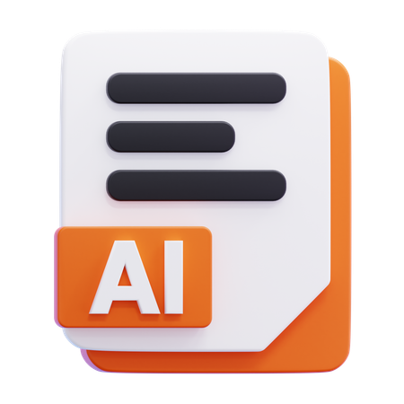 Ai File  3D Icon