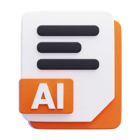 Ai File  3D Icon