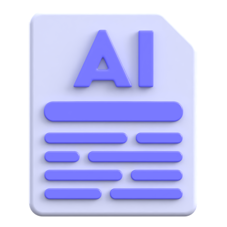 Ai File  3D Icon