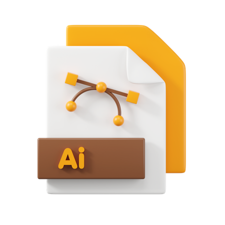 AI File  3D Icon