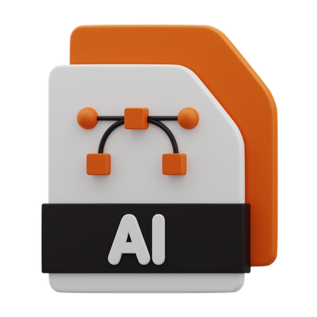 AI File  3D Icon