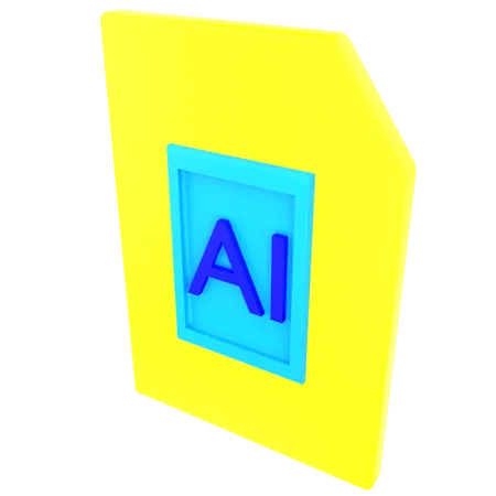 Ai File  3D Icon