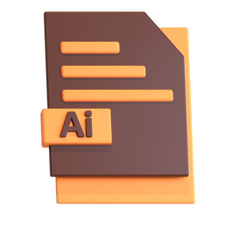 Ai File  3D Icon