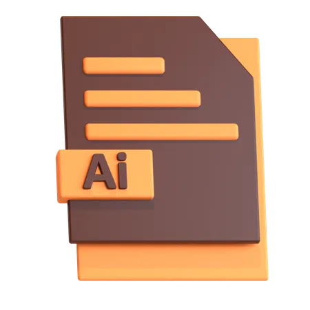 Ai File  3D Icon