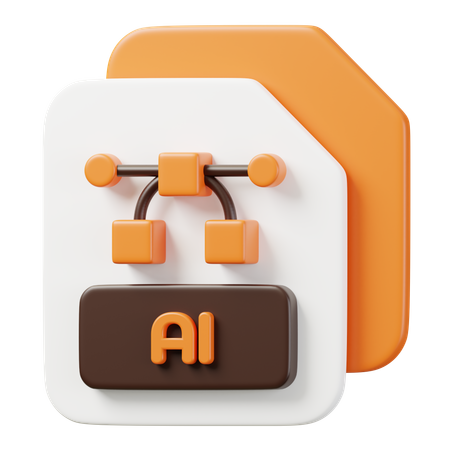 AI File  3D Icon