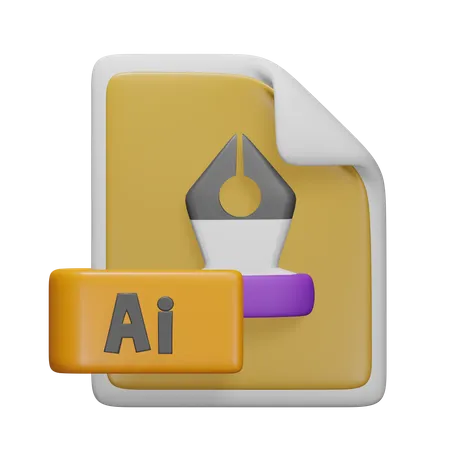 Ai File  3D Icon