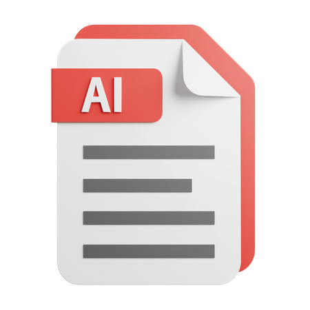 Ai File  3D Icon