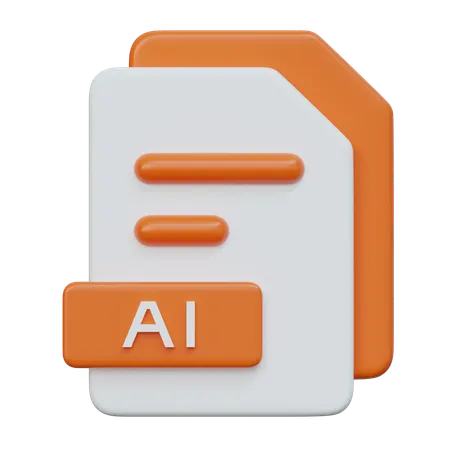 Ai File  3D Icon