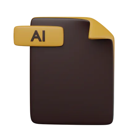 Ai File  3D Icon