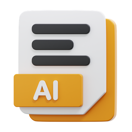 AI FILE  3D Icon