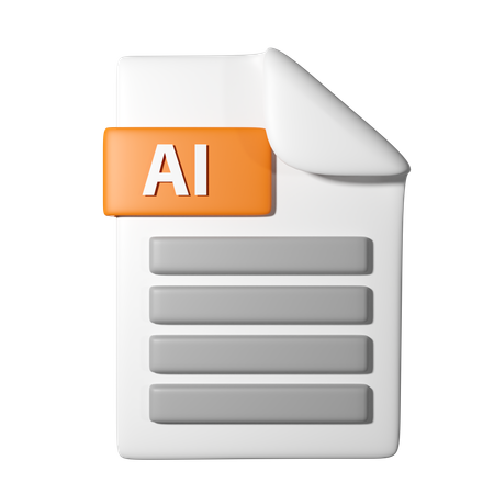 Ai File  3D Icon