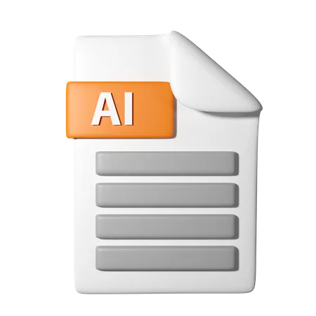 Ai File  3D Icon