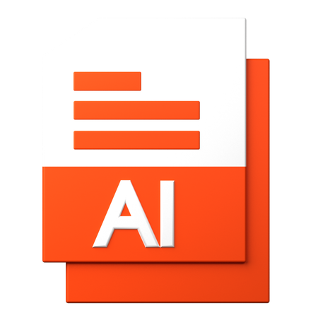 AI File  3D Icon