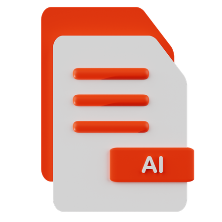 Ai File  3D Icon