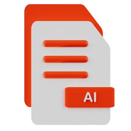 Ai File  3D Icon