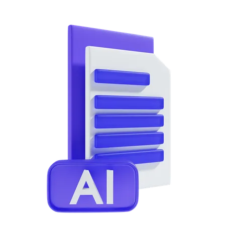 AI file  3D Icon