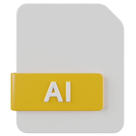 AI File  3D Icon