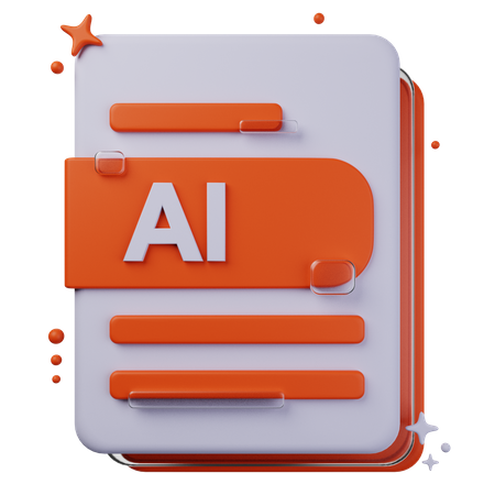 AI File  3D Icon