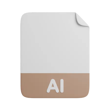 Ai File  3D Icon