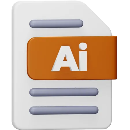 Ai File  3D Icon